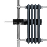 Radiateur Traditionnel Sèche-Serviettes - 950 mm x 480 mm - Gris Anthracite