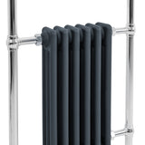 Radiateur Traditionnel Sèche-Serviettes - 950 mm x 570 mm - Gris Anthracite