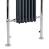 Radiateur Traditionnel Sèche-Serviettes - 950 mm x 570 mm - Gris Anthracite