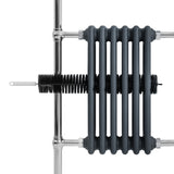 Radiateur Traditionnel Sèche-Serviettes - 950 mm x 570 mm - Gris Anthracite