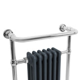 Radiateur Traditionnel Sèche-Serviettes - 950 mm x 570 mm - Gris Anthracite