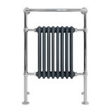 Radiateur Traditionnel Sèche-Serviettes - 950 mm x 660 mm - Gris Anthracite
