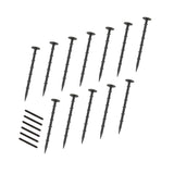 Lot de 4 Bordures de Jardin Flexibles en Caoutchouc 1,2 m - Noir