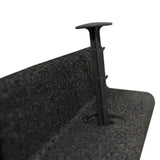 Lot de 4 Bordures de Jardin Flexibles en Caoutchouc 1,2 m - Noir
