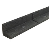 Lot de 4 Bordures de Jardin Flexibles en Caoutchouc 1,2 m - Gris