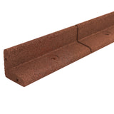 Lot de 6 Bordures de Jardin Flexibles en Caoutchouc 1,2 m - Terre Cuite