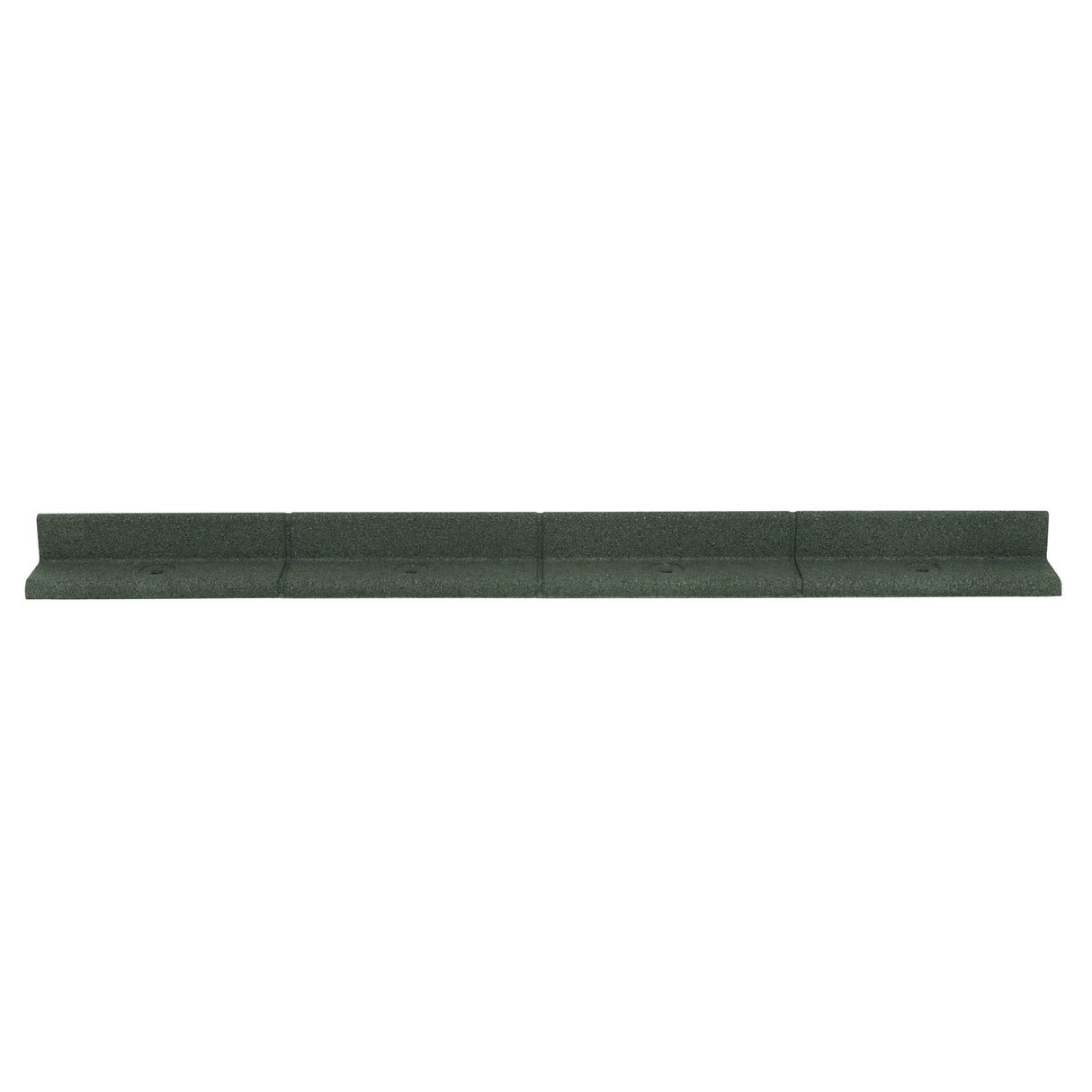 Lot de 4 Bordures de Jardin Flexibles en Caoutchouc 1,2 m - Vert