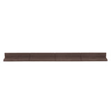 Lot de 50 Bordures de Jardin Flexibles en Caoutchouc 1,2 m & Maillet - Marron