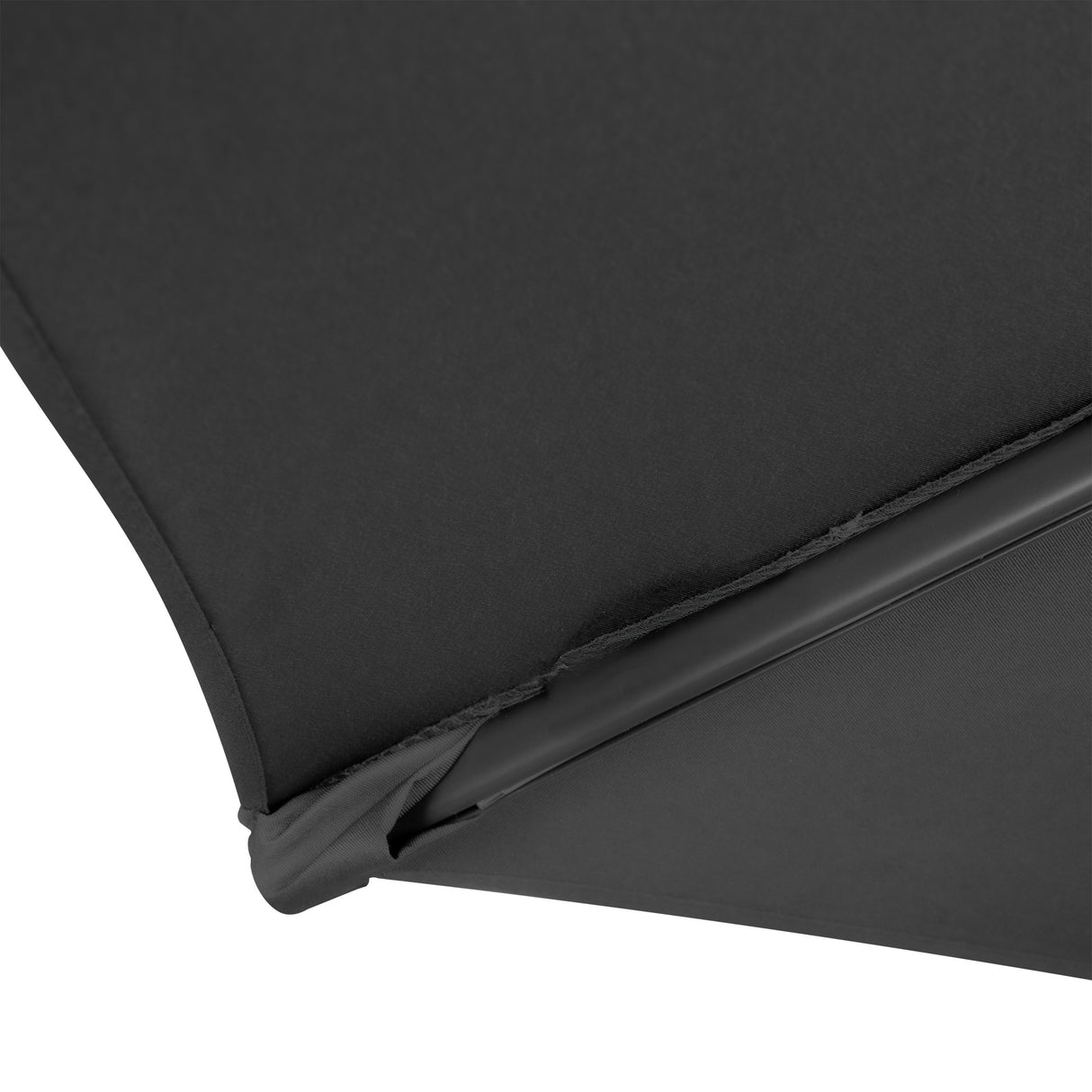 Parasol Banane à Mât Déporté 3 m & Pied Carré - Gris