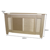Cache Radiateur en MDF Naturel Ajustable de 140 cm à 192 cm