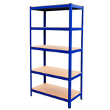 Monster Racking - 3 Rayonnages T-Rax en Acier Bleu 90cm x 45cm x 180cm