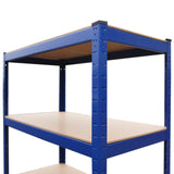 Monster Racking - 3 Rayonnages T-Rax en Acier Bleu 90cm x 45cm x 180cm