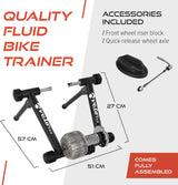 Support d'Entraînement pour Vélo à Résistance Fluide - Noir