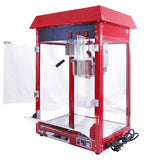KuKoo Machine à Popcorn en Inox Rouge