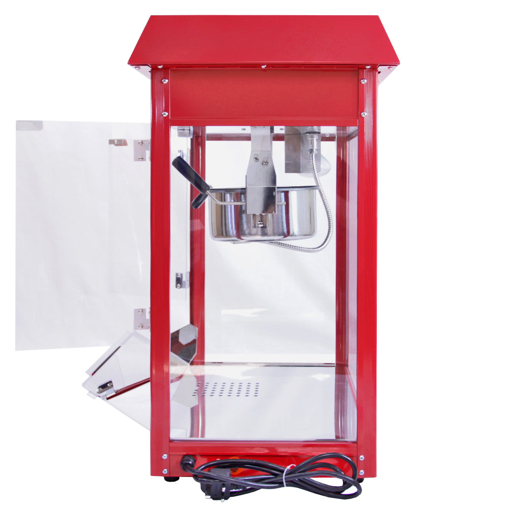 KuKoo Machine à Popcorn en Inox Rouge