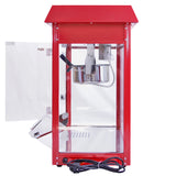 KuKoo Machine à Popcorn en Inox Rouge