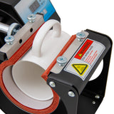 PixMax Lot de Presse à Tasses, Papier de Sublimation & Ruban Thermorésistant