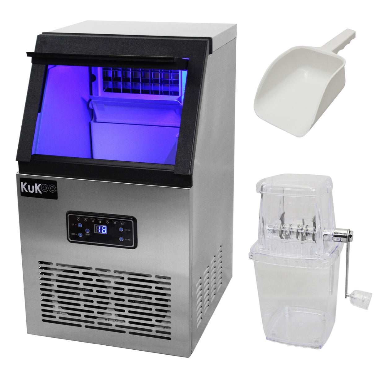 KuKoo Machine à Glaçons Professionnelle
