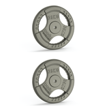 2 Disques de Musculation en Fonte de 25 kg