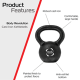 Kettlebell en Fonte 2 kg