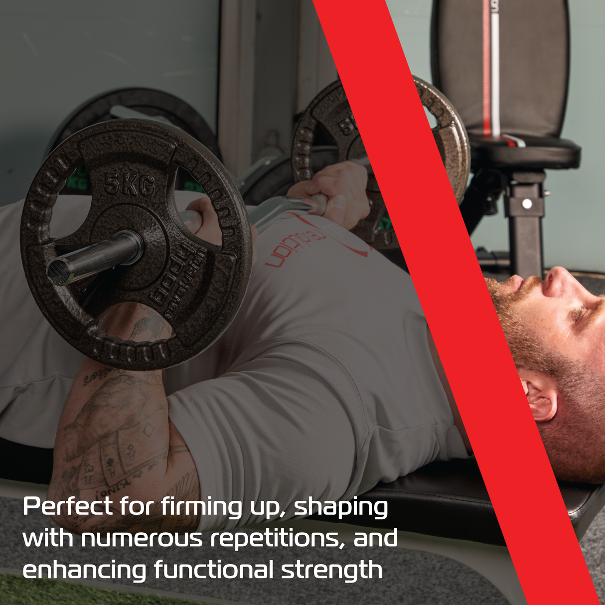 2 Disques de Musculation en Fonte de 10 kg (2 x 5 kg)