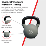 Kettlebell en Néoprène 18 kg