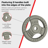 2 Disques de Musculation en Fonte de 5 kg (2 x 5 kg)