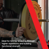 Lot de 4 Disques Olympiques Bumpers - 30 kg (2 x 5 kg, 2 x 10 kg)