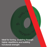 2 Disques de Musculation Fractionnés de de 2 kg (2 x 1 kg)