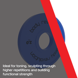 2 Disques de Musculation Fractionnés de 4 kg (2 x 2 kg)