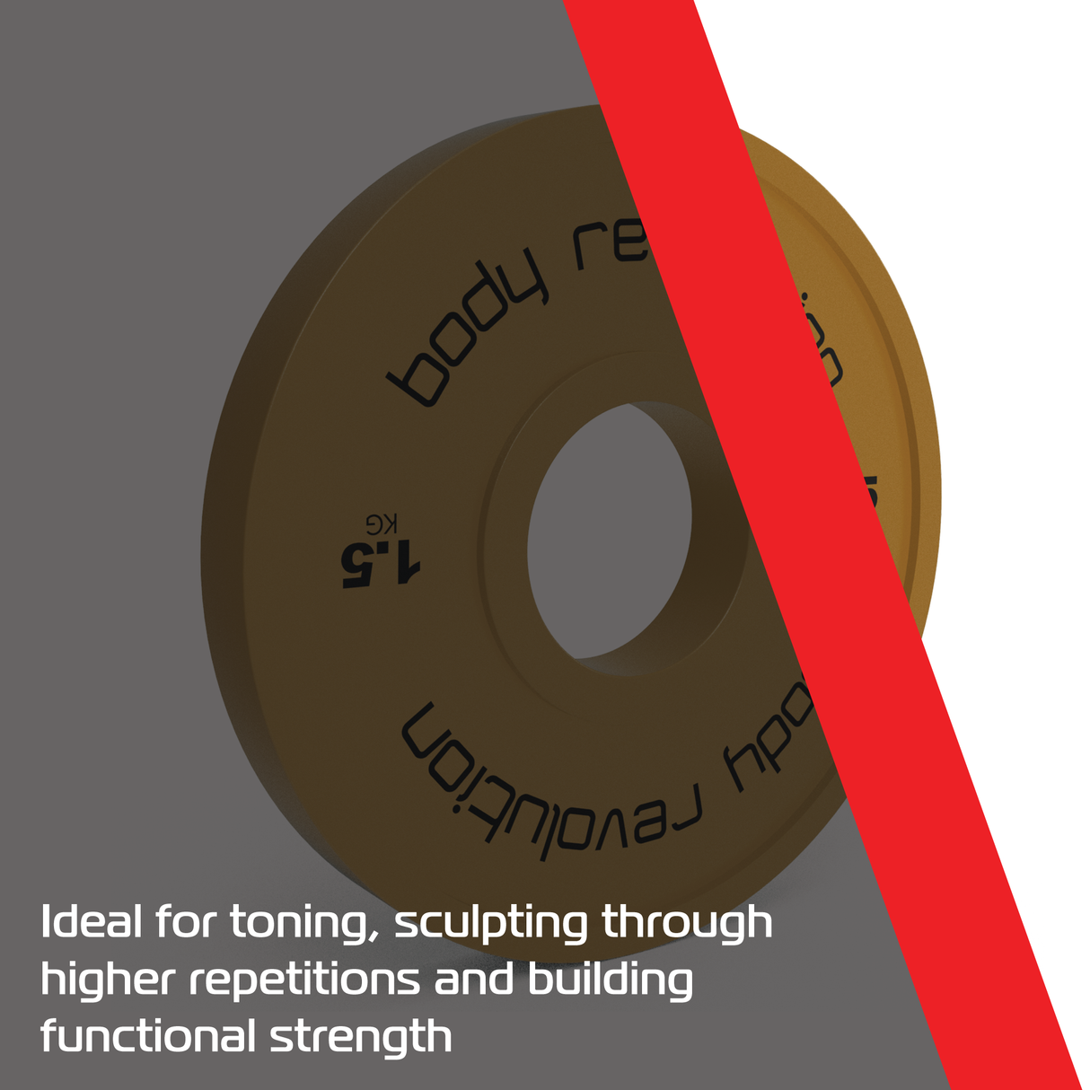 2 Disques de Musculation Fractionnés de 3 kg (2 x 1,5 kg)