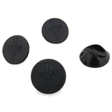 Pieds de table noirs de 71 cm, en plastique durable, avec une texture lisse et un design moderne, parfaits pour un mobilier contemporain