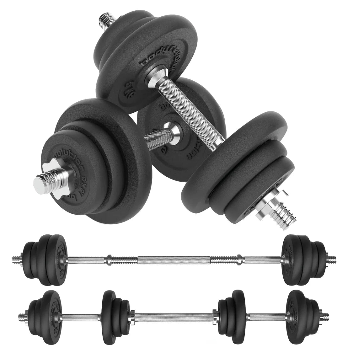 Ensemble d'Haltères en Fonte 30 kg