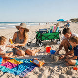 Chariot Tout-Terrain Pour Festival & Plage - Vert