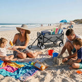 Chariot Tout-Terrain Pour Festival & Plage - Gris