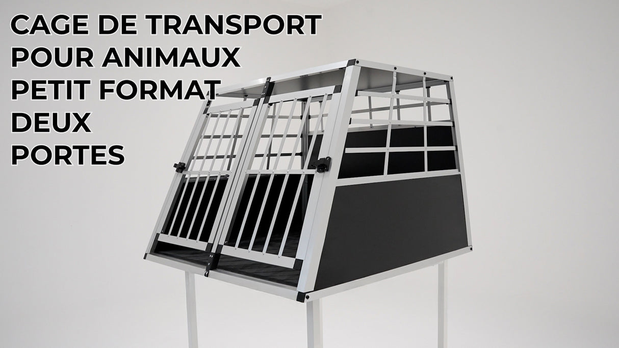 Cage de Transport pour Animaux Petit Format - Deux Portes