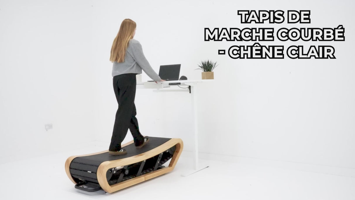 Tapis de Marche Courbé – Chêne Clair