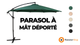Parasol Banane à Mât Déporté 3 m - Beige