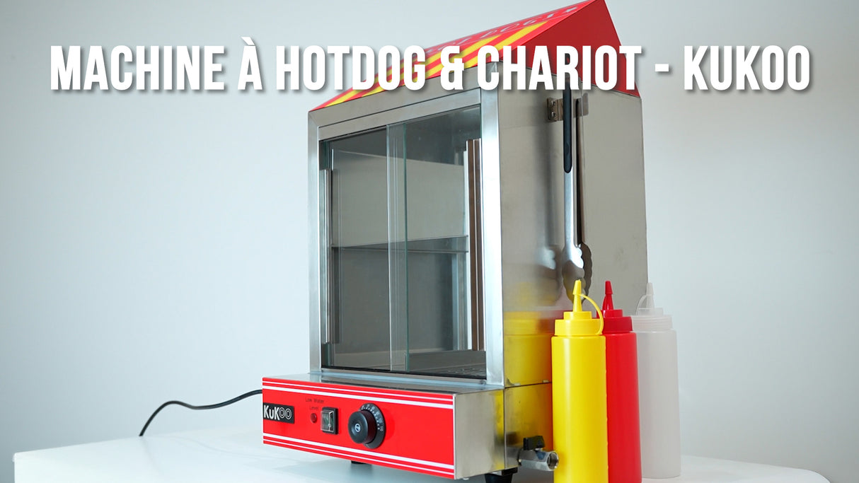 KuKoo Cuiseur Vapeur Commercial pour Hot Dog