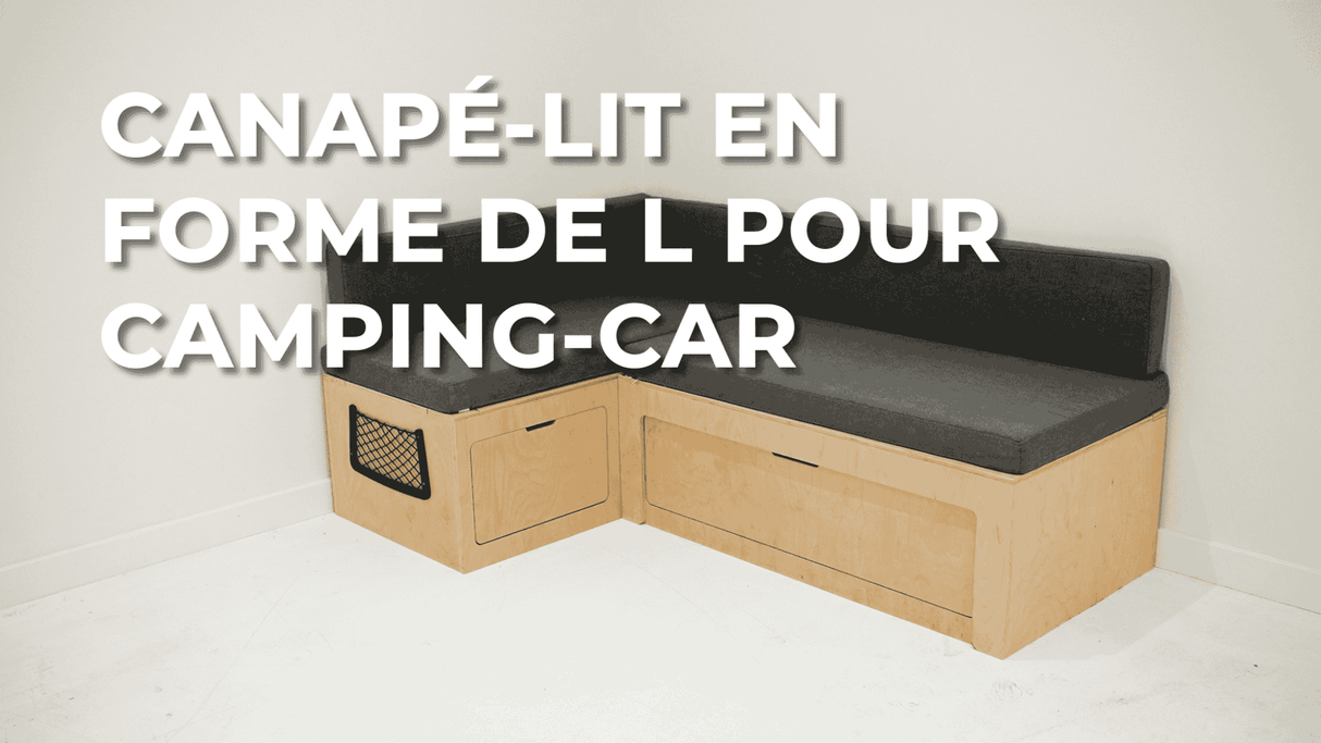 Canapé-Lit Pour Camping-Car En Forme de L