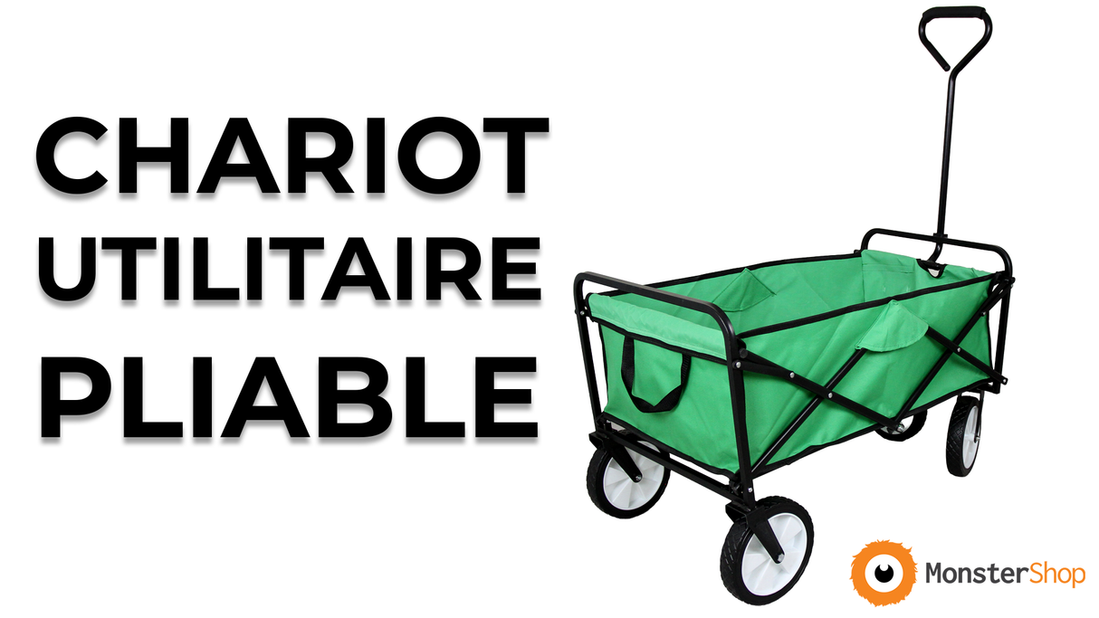 Chariot Pliable de Jardin – Vert