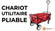 Chariot Pliable de Jardin – Rouge