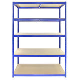 Monster Racking - 9 Rayonnages T-Rax en Acier Bleu 120cm x 60cm x 180cm