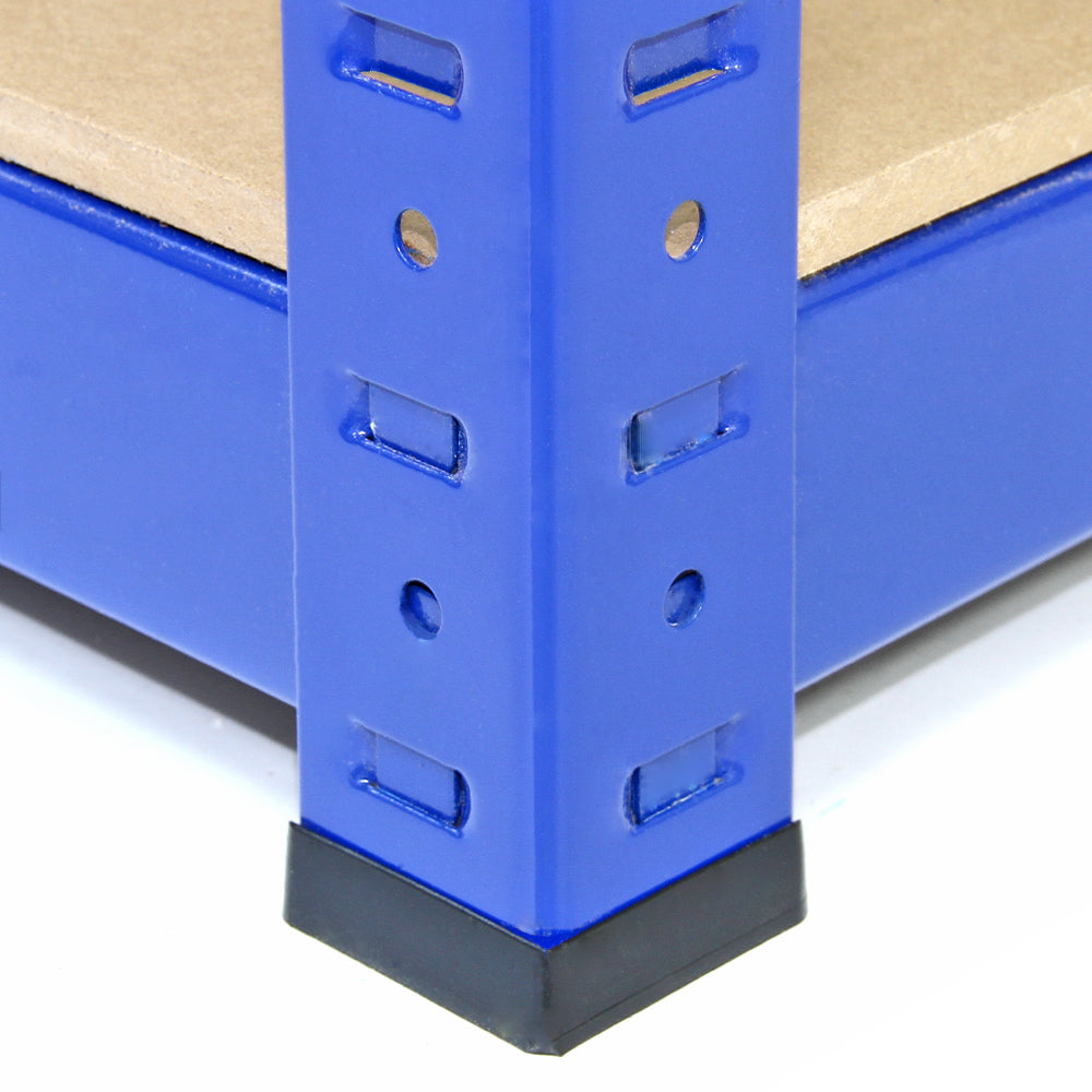 Monster Racking - 10 Rayonnages T-Rax en Acier Bleu 120cm x 60cm x 180cm
