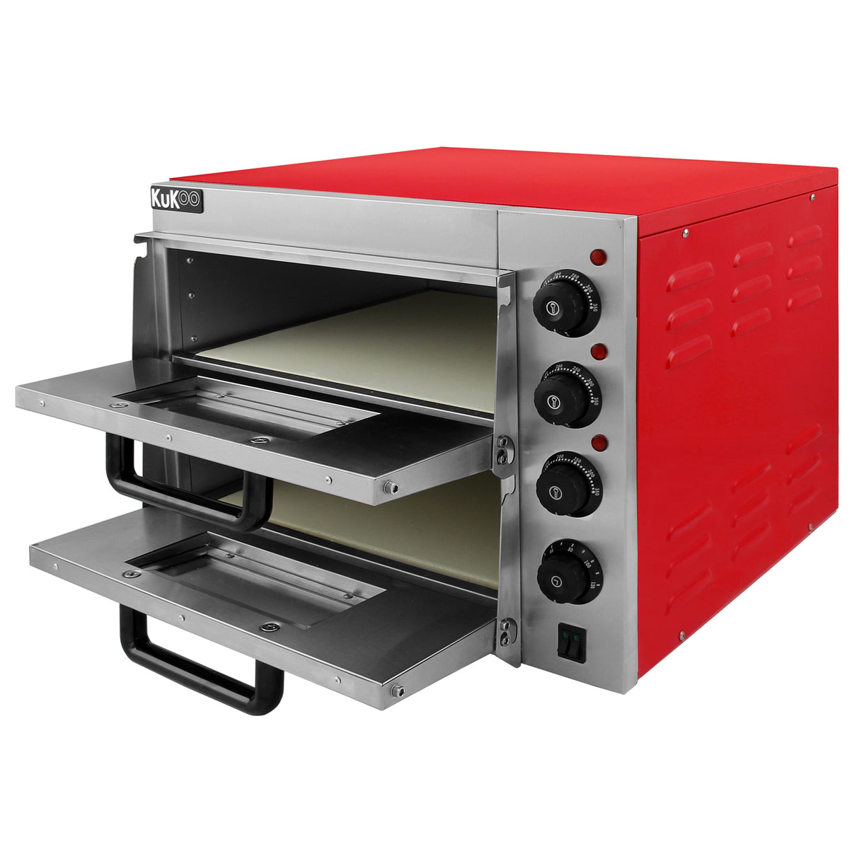 KuKoo Four à Pizza Électrique à Double Pont 40cm