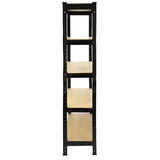 Monster Racking - 6 Rayonnages T-Rax en Acier Noir 75cm x 30cm x 150cm