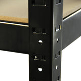 Monster Racking - 6 Rayonnages T-Rax en Acier Noir 75cm x 30cm x 150cm