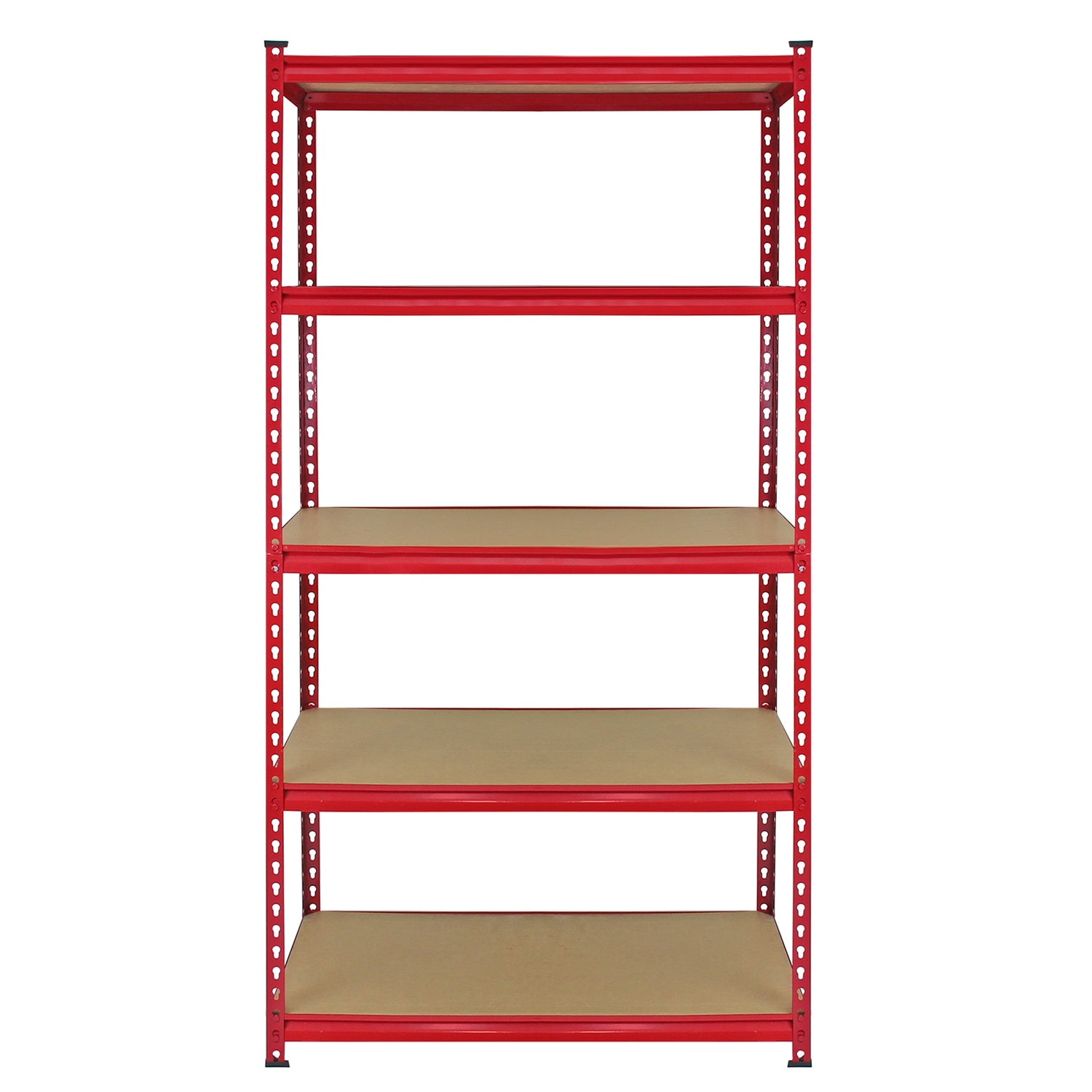 Monster Racking - 4 Rayonnages Z-Rax en Acier Rouge 90cm x 45cm x 183cm