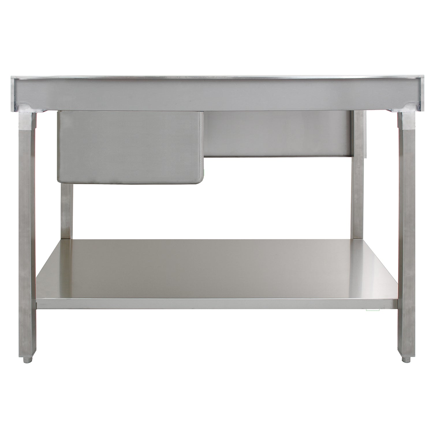 KuKoo Évier de Laboratoire à 1 Cuve - Égouttoir à Gauche