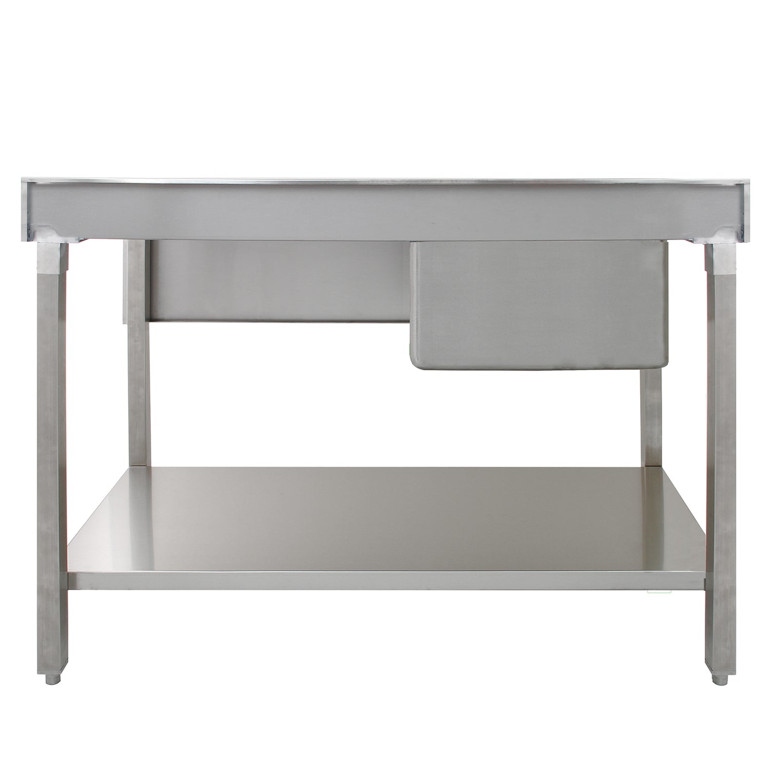 KuKoo Évier de Laboratoire à 1 Cuve - Égouttoir à Droite